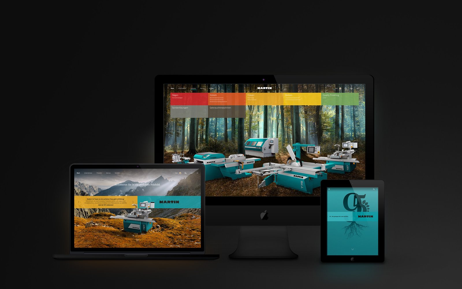 Responsive Webdesign | Webentwicklung MARTIN Maschinenbau – ZWEIPRO Werbeagentur