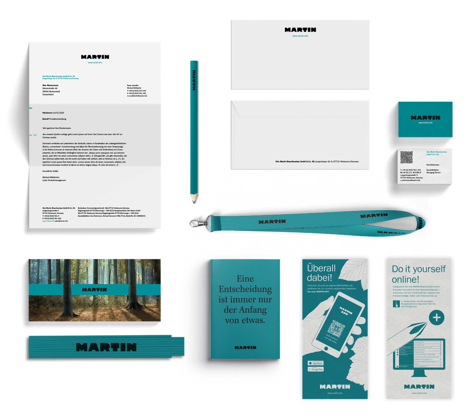 Printmedien | Corporate Design MARTIN Maschinenbau – ZWEIPRO Werbeagentur