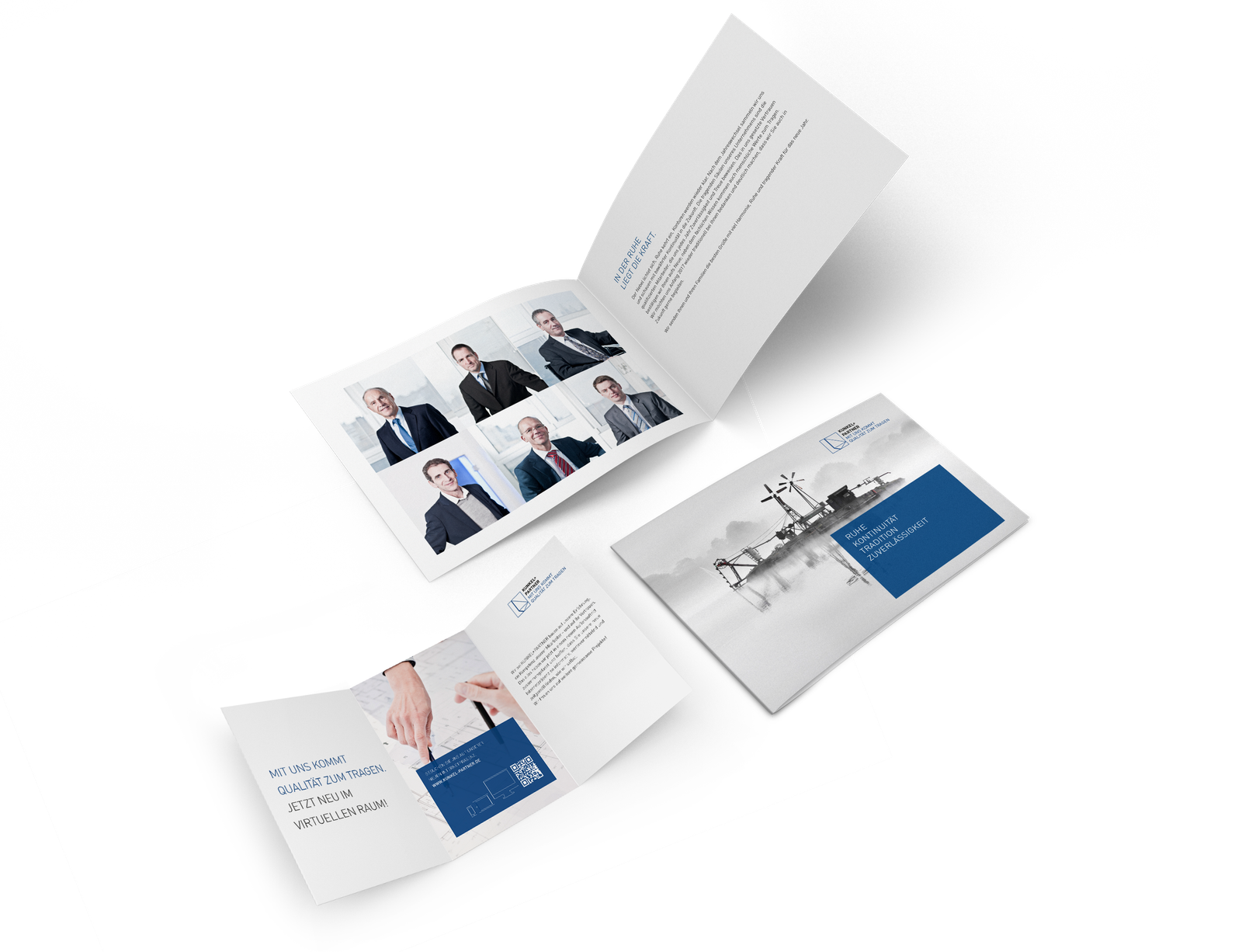 Printmedien | Corporate Design Kunkel + Partner – ZWEIPRO Werbeagentur für Ingenieure