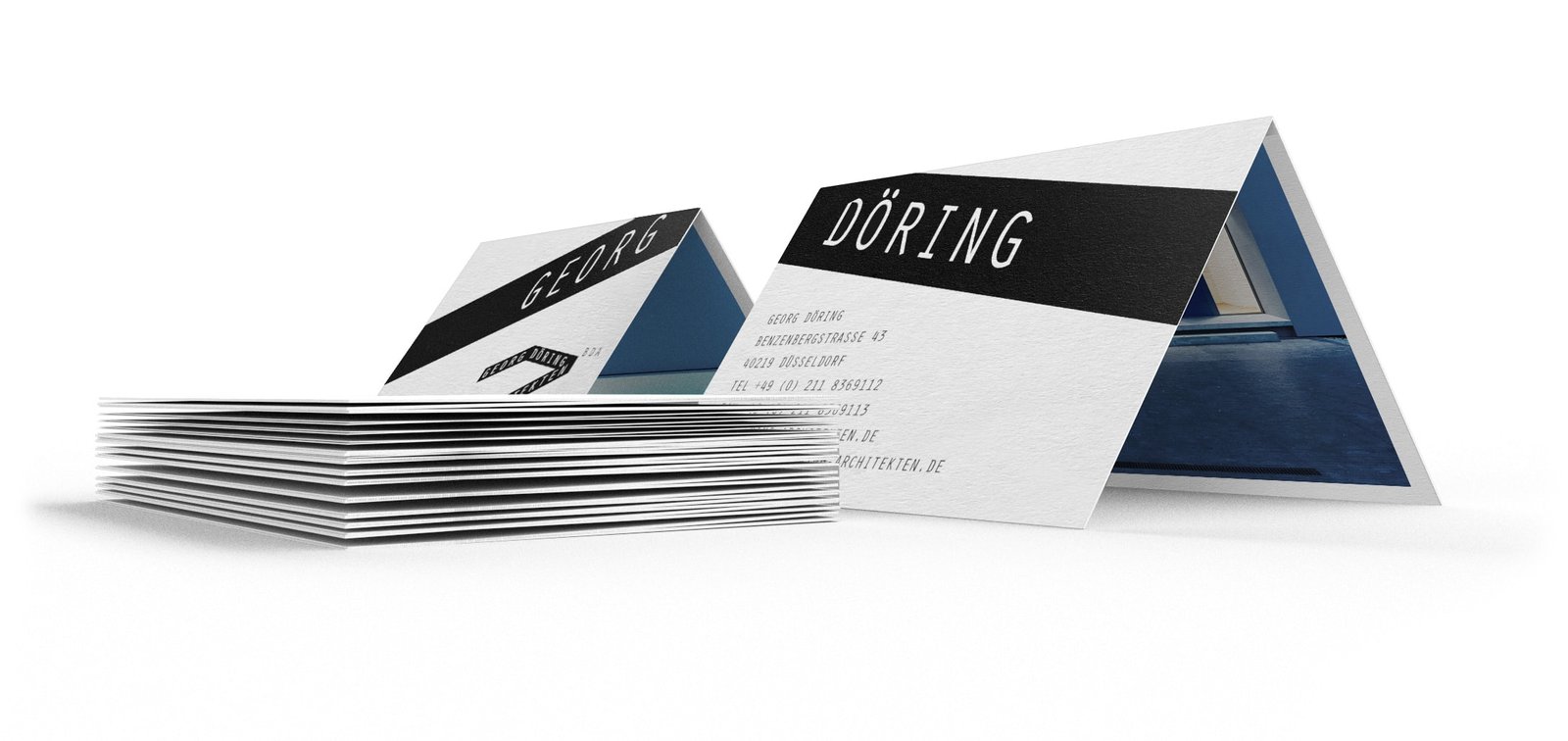 Visitenkarten | Corporate Design Döring Architekten – ZWEIPRO Werbeagentur für Architekten