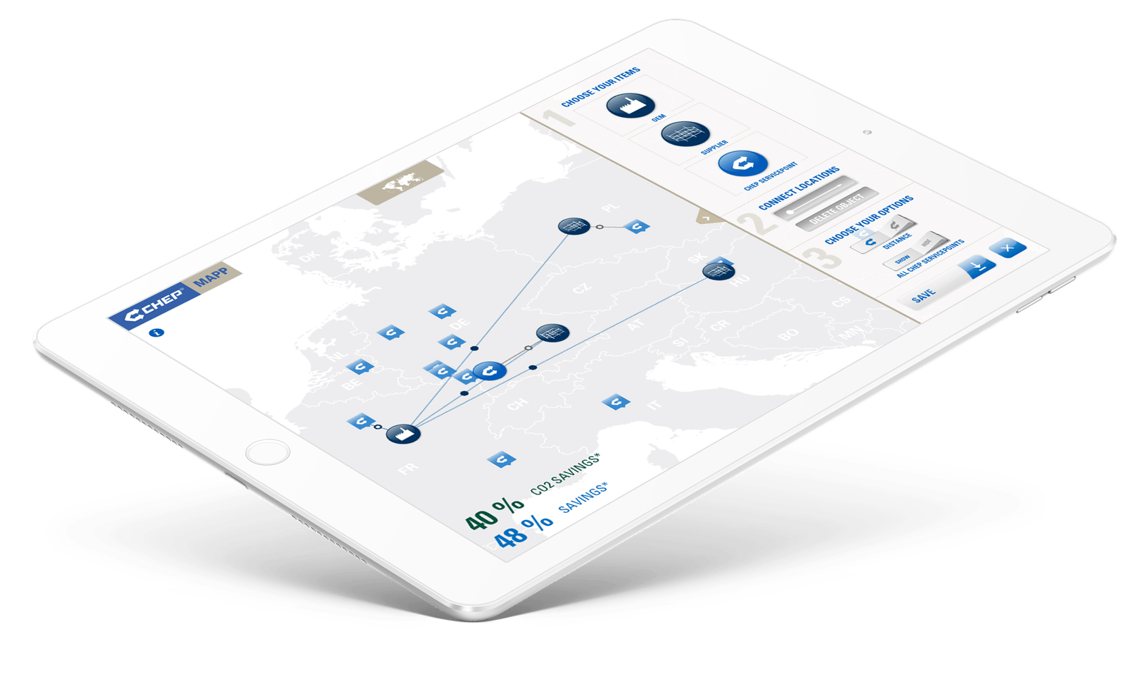 App-Entwicklung für Tablet-Abwendung von ChepMapp – ZWEIPRO Digitalagentur für Apps